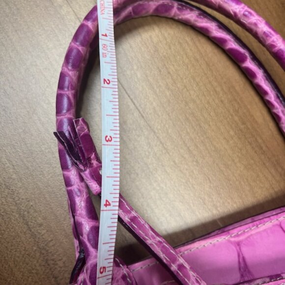 Dooney and bourke crocodile bag hot pink - Picture 4 of 10
